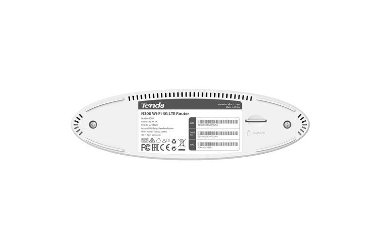 Tenda N300 router wireless Fast Ethernet Banda singola (2.4 GHz) 4G Bianco