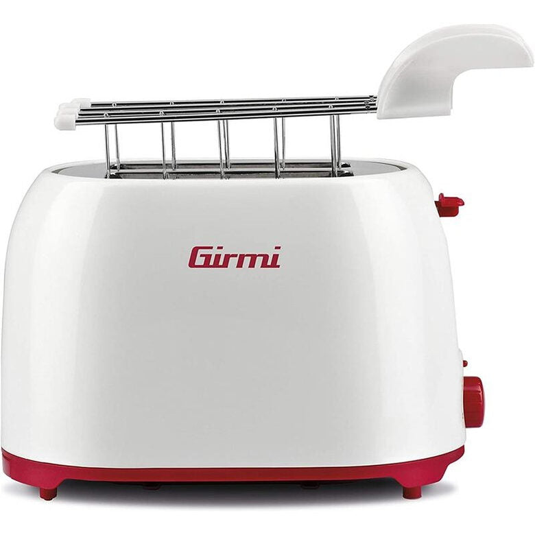 Girmi TP1101 tostapane 2 fetta/e 800 W Rosso, Bianco