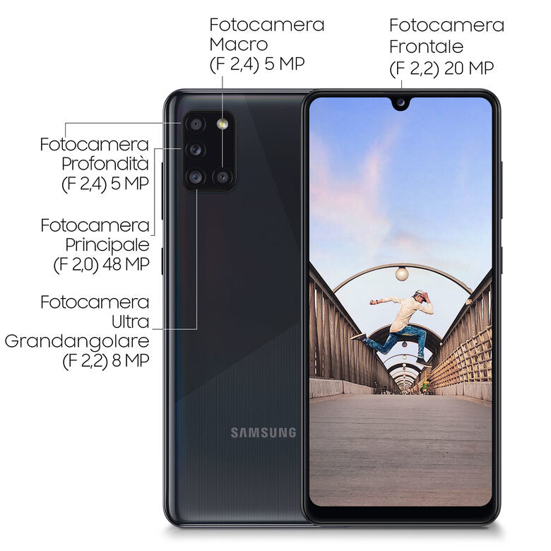 Samsung Galaxy A31 64GB Display 6.4” Full HD+ SuperAMOLED Black