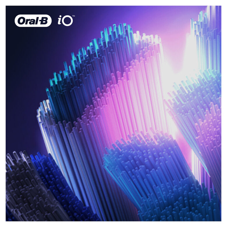 Oral-B iO Ultimate Clean Testine Di Ricambio Nere, 2 Pezzi