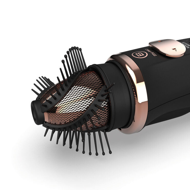Bellissima My Pro Miracle Wave GH19 1100 Spazzola ad aria calda Caldo Nero, Rosa 1100 W 1,8 m