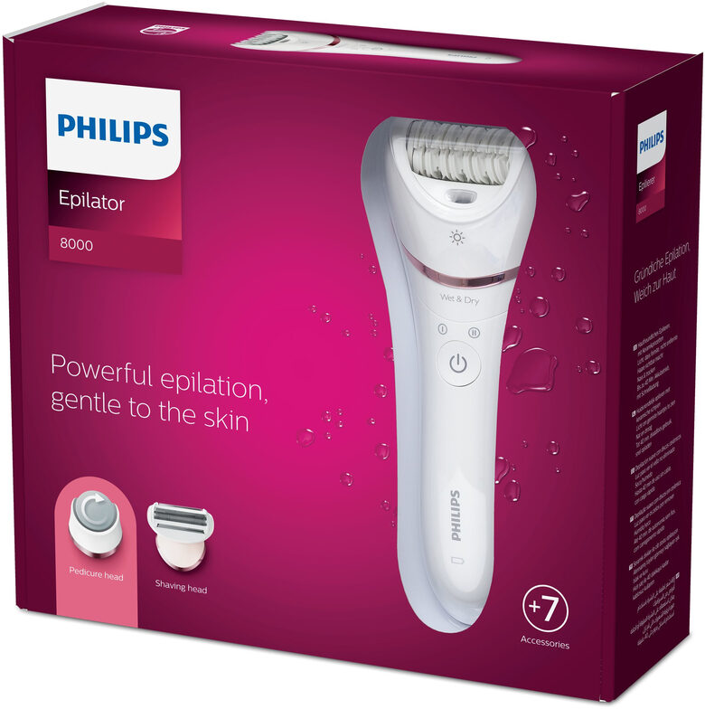 Philips Epilatore Wet & Dry per gambe, corpo e piedi