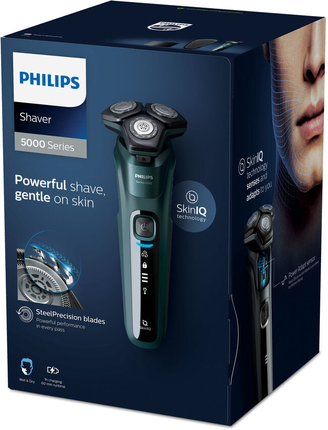 Philips SHAVER Series 5000 Rasoio elettrico Wet & Dry con lame SteelPrecision