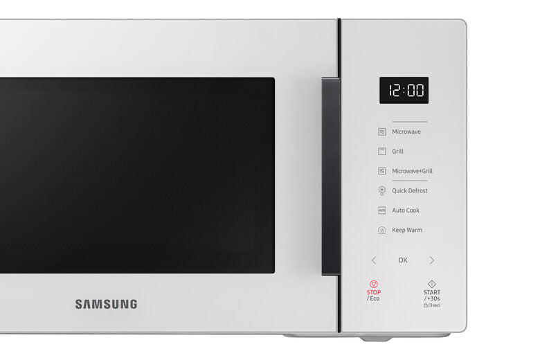 Samsung MG23T5018GE/ET forno a microonde Superficie piana Microonde combinato 23 L 800 W Nero, Bianco