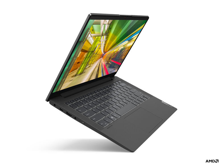 Lenovo IdeaPad 5 Computer portatile 35,6 cm (14") Full HD AMD Ryzen 5 8 GB DDR4-SDRAM 512 GB SSD Wi-Fi 6 (802.11ax) Windows 10 Home Grafite, Grigio