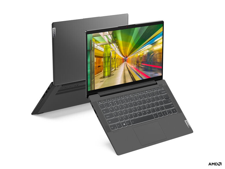 Lenovo IdeaPad 5 Computer portatile 35,6 cm (14") Full HD AMD Ryzen 5 8 GB DDR4-SDRAM 512 GB SSD Wi-Fi 6 (802.11ax) Windows 10 Home Grafite, Grigio