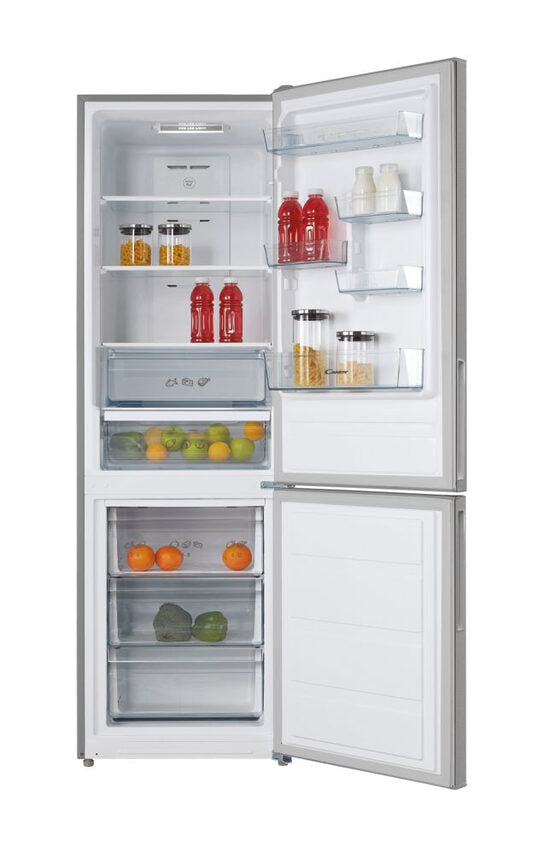 Candy CVBN 6184XBF/S1 frigorifero con congelatore Libera installazione 302 L E Acciaio inossidabile