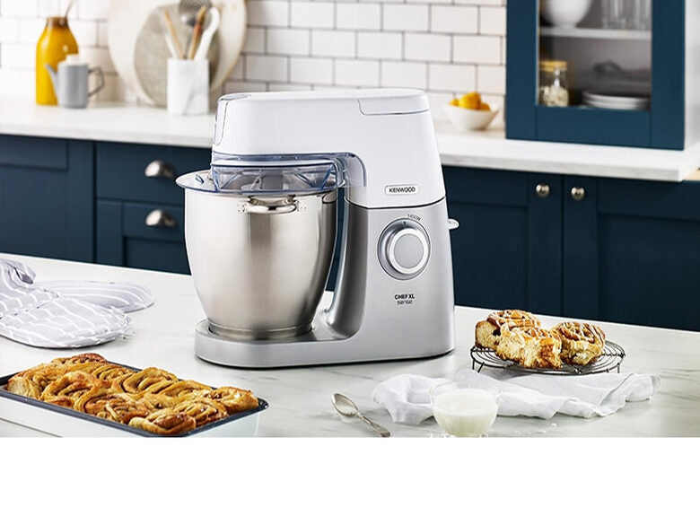 Kenwood Chef XL robot da cucina 1400 W 6,7 L Acciaio inossidabile, Bianco