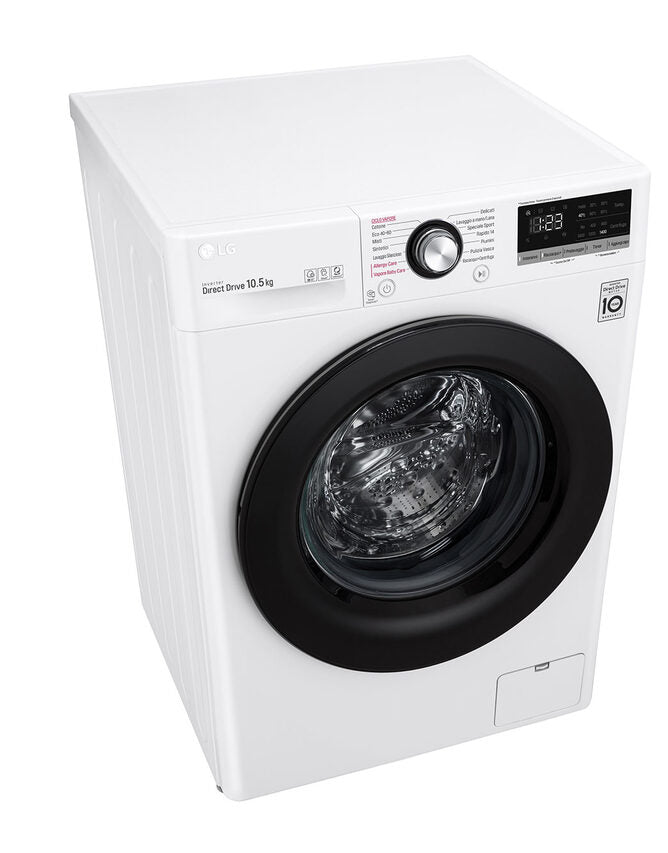 LG F4WV310S6E Lavatrice Intelligente AIDD 10,5kg Vapore 1400 Giri/min Carica frontale Classe B