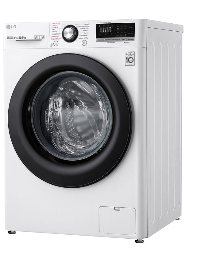 LG F4WV310S6E Lavatrice Intelligente AIDD 10,5kg Vapore 1400 Giri/min Carica frontale Classe B