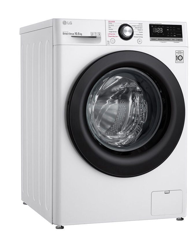 LG F4WV310S6E Lavatrice Intelligente AIDD 10,5kg Vapore 1400 Giri/min Carica frontale Classe B