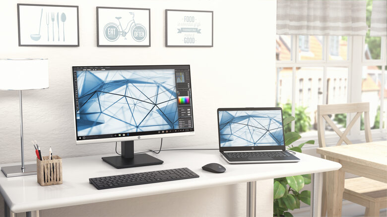 HP 24mq Monitor PC 60,5 cm (23.8") 2560 x 1440 Pixel Quad HD LCD Nero, Argento
