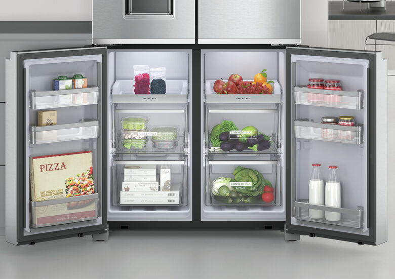 Whirlpool WQ9I MO1L frigorifero side-by-side Libera installazione 592 L F Acciaio inossidabile