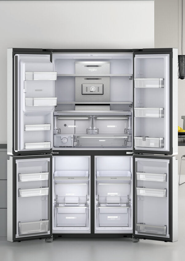 Whirlpool WQ9I MO1L frigorifero side-by-side Libera installazione 592 L F Acciaio inossidabile