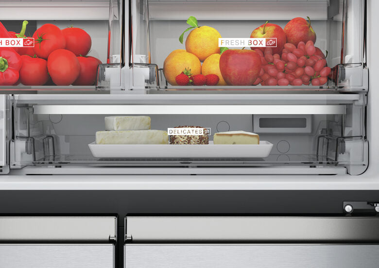Whirlpool WQ9I MO1L frigorifero side-by-side Libera installazione 592 L F Acciaio inossidabile