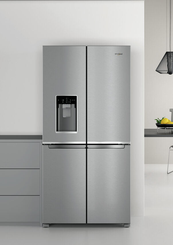 Whirlpool WQ9I MO1L frigorifero side-by-side Libera installazione 592 L F Acciaio inossidabile