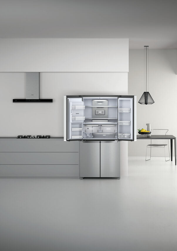 Whirlpool WQ9I MO1L frigorifero side-by-side Libera installazione 592 L F Acciaio inossidabile