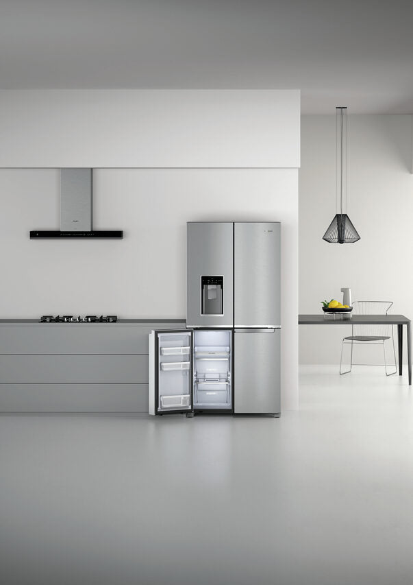 Whirlpool WQ9I MO1L frigorifero side-by-side Libera installazione 592 L F Acciaio inossidabile