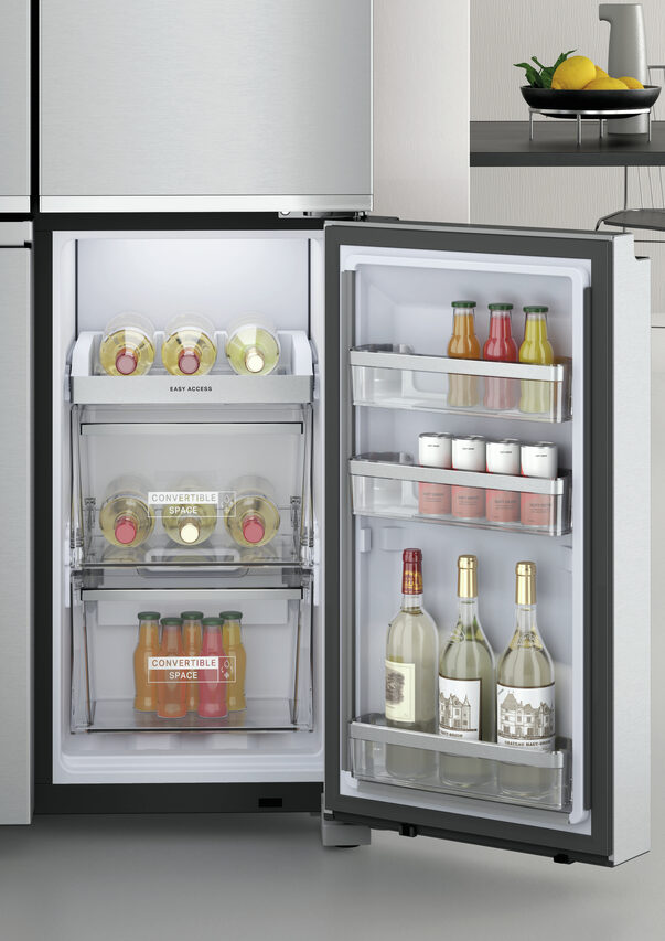 Whirlpool WQ9I MO1L frigorifero side-by-side Libera installazione 592 L F Acciaio inossidabile