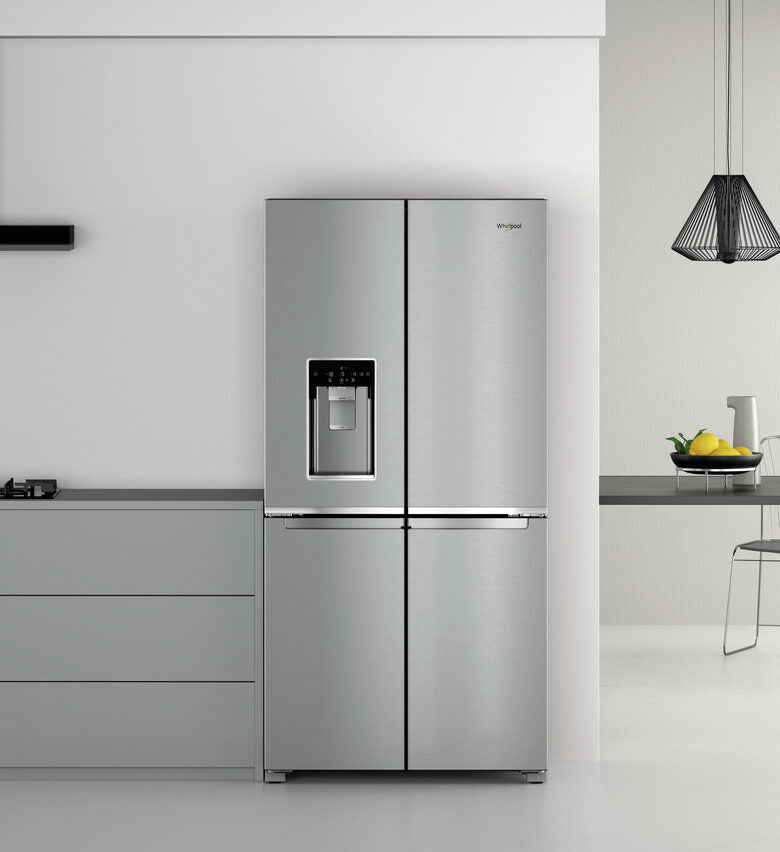 Whirlpool WQ9I MO1L frigorifero side-by-side Libera installazione 592 L F Acciaio inossidabile