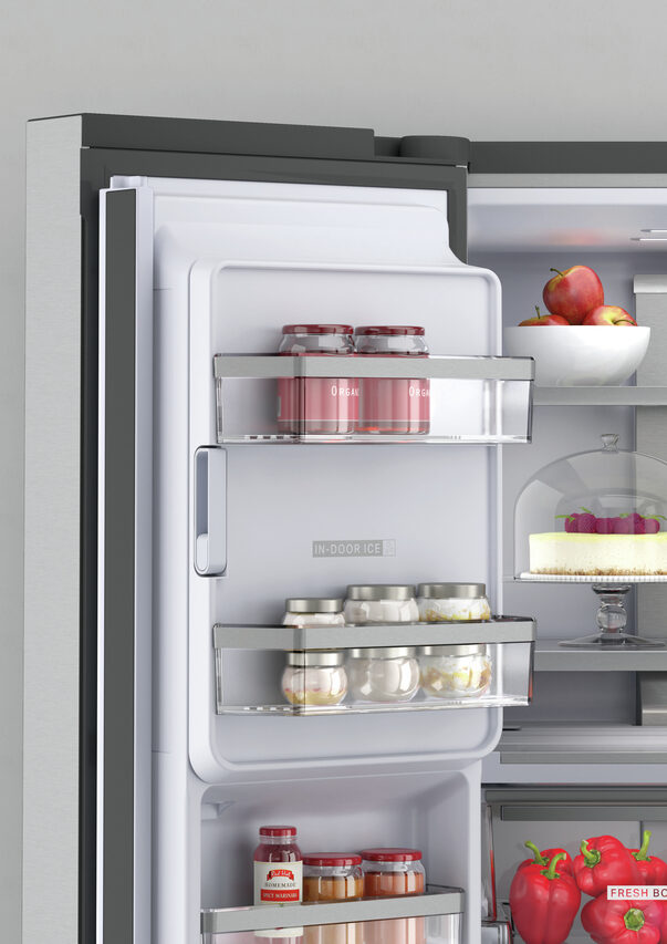 Whirlpool WQ9I MO1L frigorifero side-by-side Libera installazione 592 L F Acciaio inossidabile