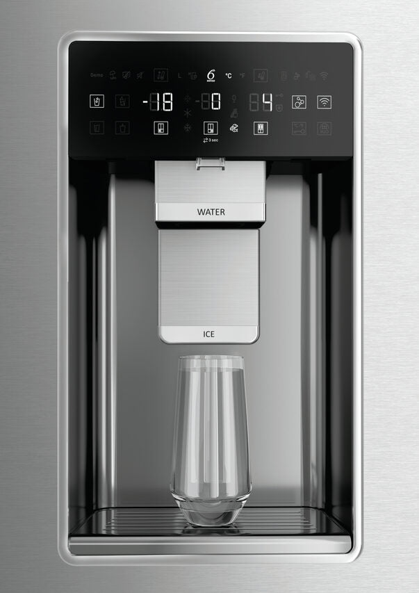 Whirlpool WQ9I MO1L frigorifero side-by-side Libera installazione 592 L F Acciaio inossidabile