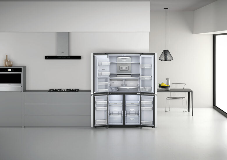 Whirlpool WQ9I MO1L frigorifero side-by-side Libera installazione 592 L F Acciaio inossidabile