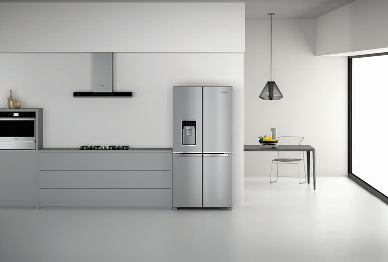 Whirlpool WQ9I MO1L frigorifero side-by-side Libera installazione 592 L F Acciaio inossidabile