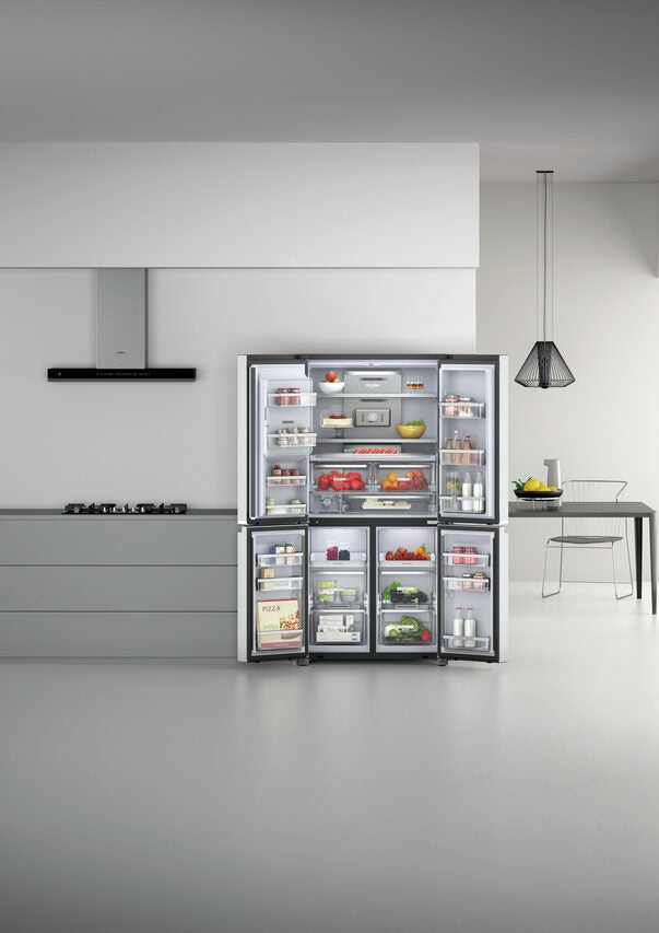 Whirlpool WQ9I MO1L frigorifero side-by-side Libera installazione 592 L F Acciaio inossidabile