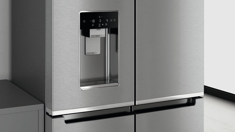 Whirlpool WQ9I MO1L frigorifero side-by-side Libera installazione 592 L F Acciaio inossidabile