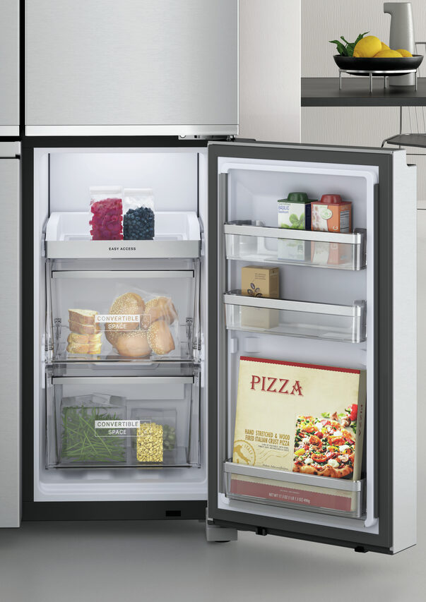 Whirlpool WQ9I MO1L frigorifero side-by-side Libera installazione 592 L F Acciaio inossidabile