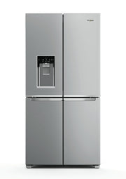 Whirlpool WQ9I MO1L frigorifero side-by-side Libera installazione 592 L F Acciaio inossidabile
