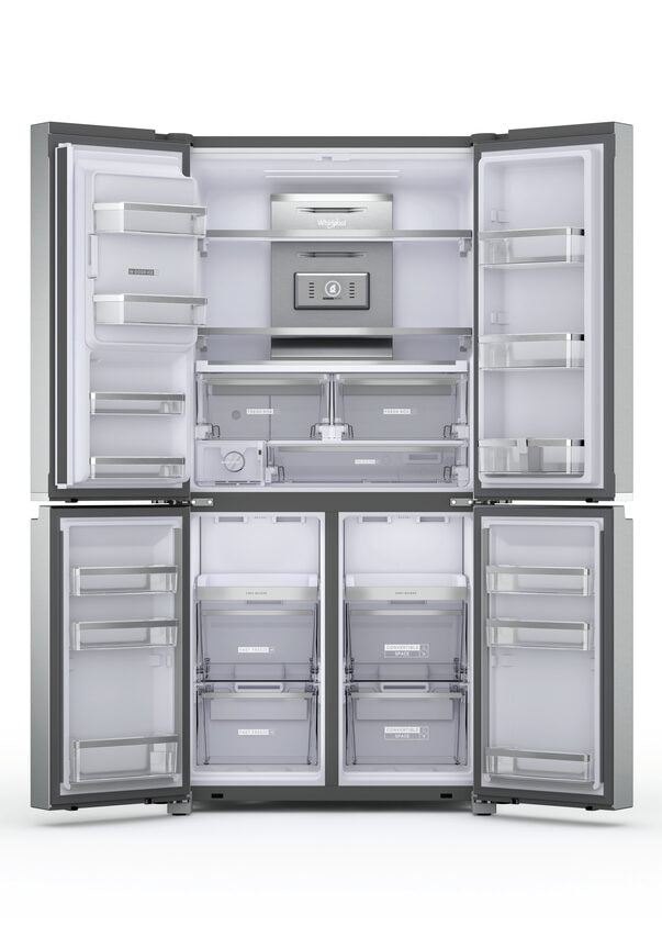 Whirlpool WQ9I MO1L frigorifero side-by-side Libera installazione 592 L F Acciaio inossidabile