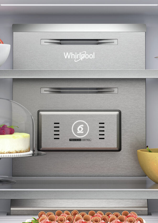 Whirlpool WQ9I MO1L frigorifero side-by-side Libera installazione 592 L F Acciaio inossidabile