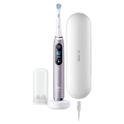 Oral-B iO - 9n - Spazzolino Elettrico Ricaricabile, 1 Spazzolino Rosa Esclusivo Con Tecnologia Magnetica Rivoluzionaria, Display A Colori, 1 Testina, 1 Custodia Da Viaggio Con Caricatore