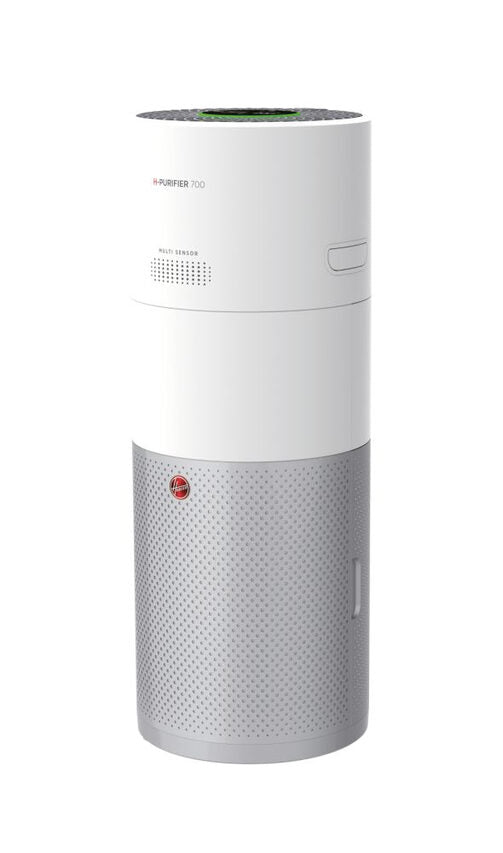 Hoover H-PURIFIER 700 purificatore 110 m² Argento, Bianco