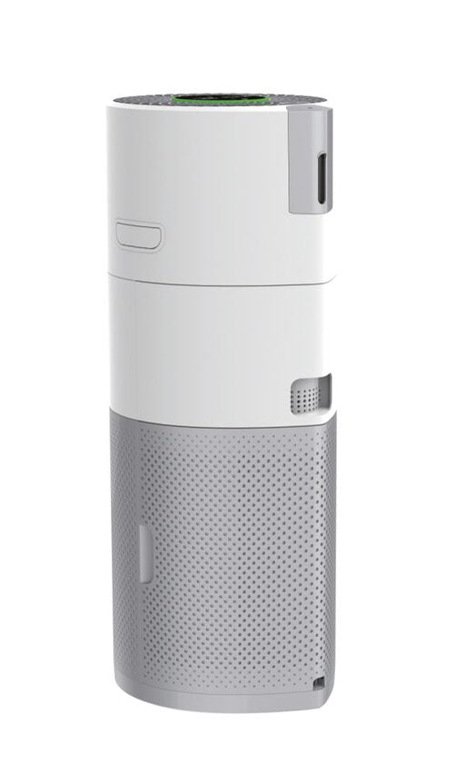 Hoover H-PURIFIER 700 purificatore 110 m² Argento, Bianco