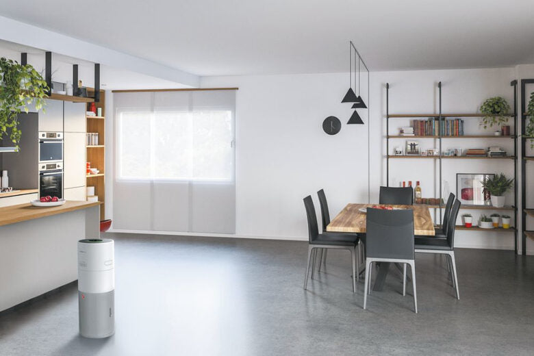 Hoover H-PURIFIER 700 purificatore 110 m² Argento, Bianco