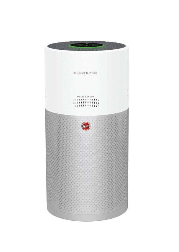 Hoover H-PURIFIER 500 purificatore 110 m² Argento, Bianco