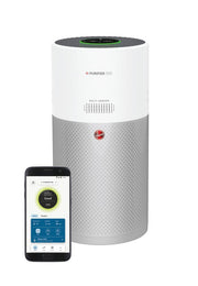 Hoover H-PURIFIER 500 purificatore 110 m² Argento, Bianco