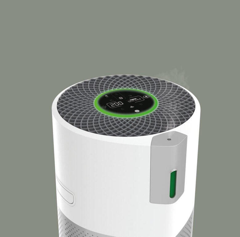 Hoover H-PURIFIER 500 purificatore 110 m² Argento, Bianco