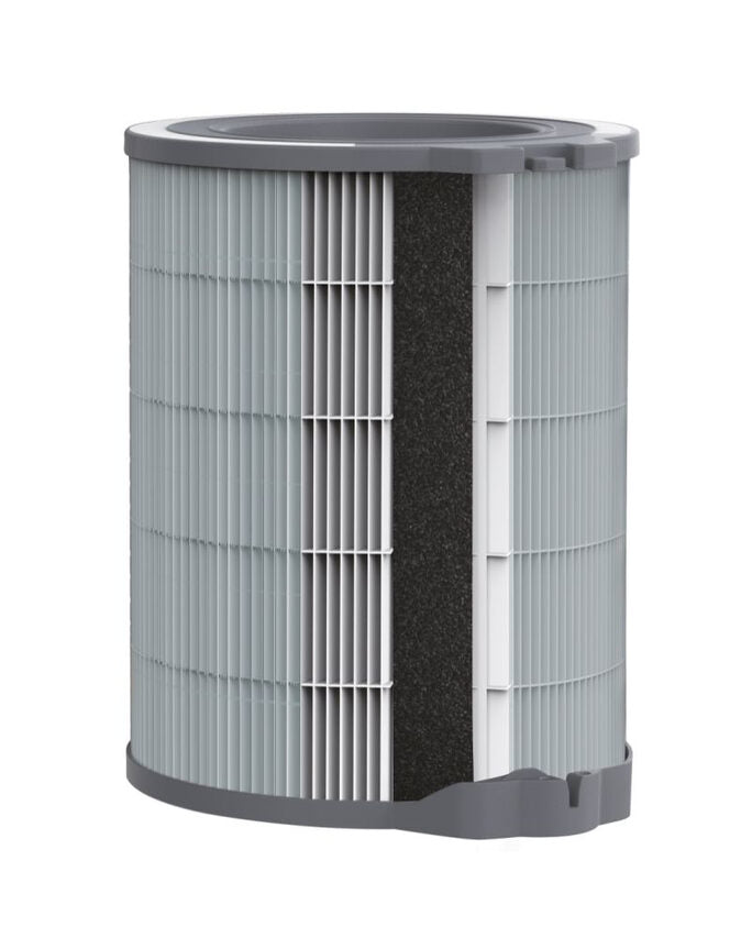 Hoover H-PURIFIER 500 purificatore 110 m² Argento, Bianco