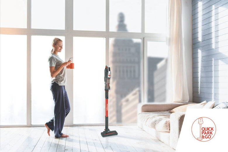 Hoover HF522SFP 011 Senza sacchetto 0,45 L 290 W Grigio, Titanio