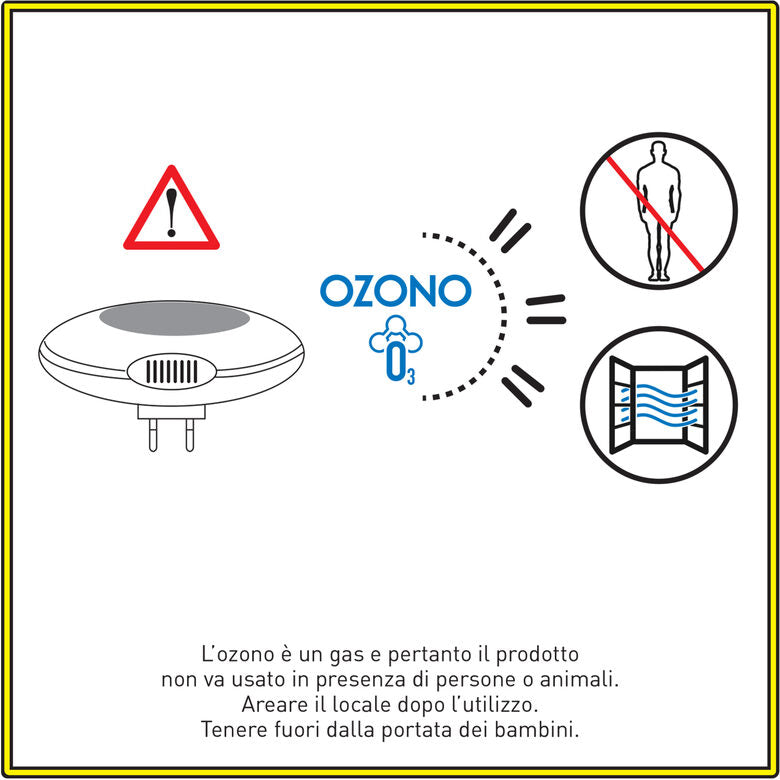 Area STERIL OZ MINI - Sterilizzatore attivo all’ozono con presa di corrente per ambienti