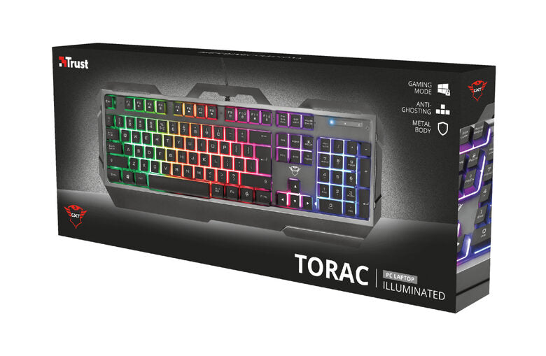 Trust GXT 856 Torac tastiera USB QWERTY Italiano Nero