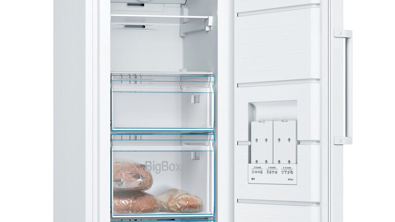 Bosch Serie 4 GSN29VWEP Congelatore Verticale a Libera Installazione 200 L E Bianco