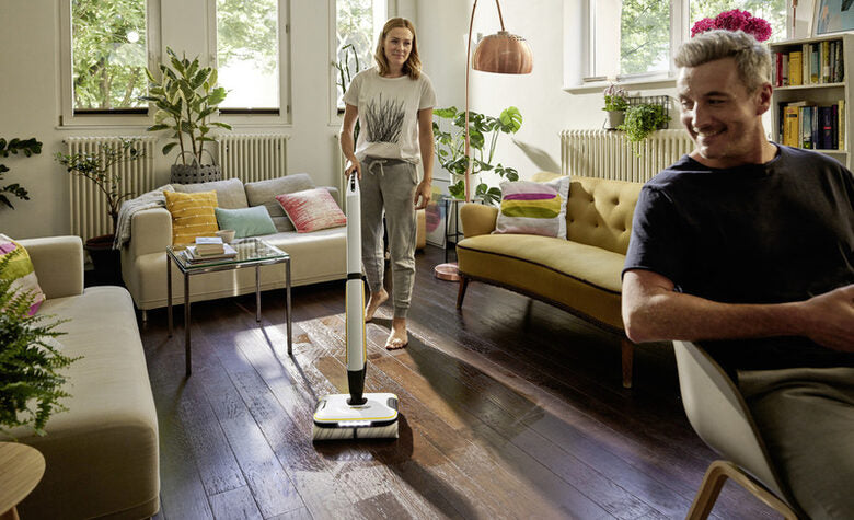 Kärcher FLOOR CLEANER FC 7 CORDLESS PREMIUM Senza sacchetto Argento, Giallo