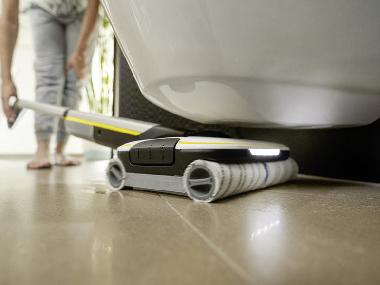 Kärcher FLOOR CLEANER FC 7 CORDLESS PREMIUM Senza sacchetto Argento, Giallo