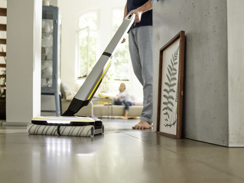 Kärcher FLOOR CLEANER FC 7 CORDLESS PREMIUM Senza sacchetto Argento, Giallo