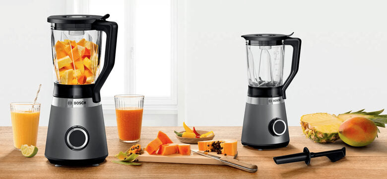 Bosch MMB6172S frullatore Frullatore da tavolo 1200 W Nero, Stainless steel